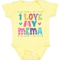 thumbnail image 3 of Inktastic I Love My Mema Grandchildren Girls Baby Bodysuit, 3 of 5