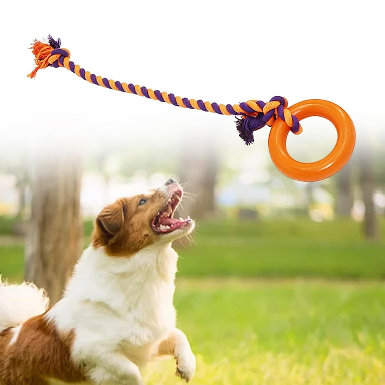 Interactive Dog Tug Toy Playing Exercise with s, Dog Rope Toy Dog