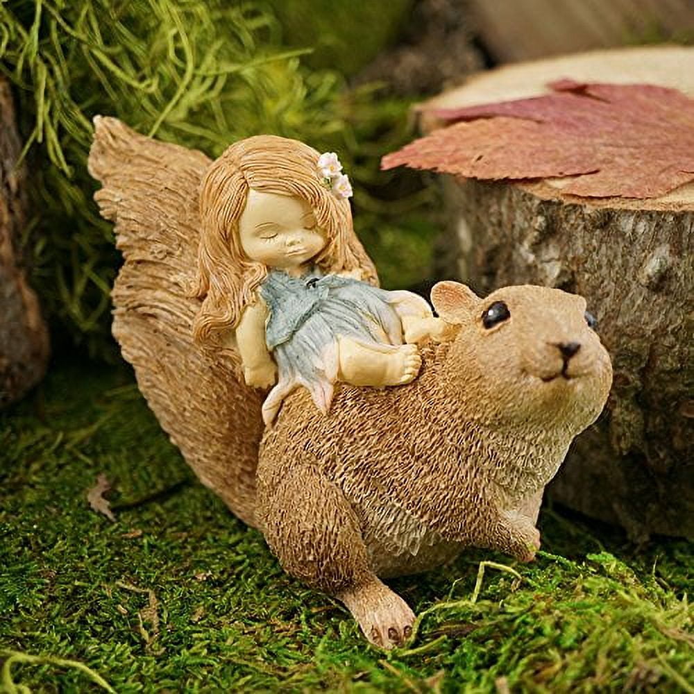 Top Collection Outdoor Mini Decor: Little Fairy Yawning Top Collection Outdoor Mini Decor: Little Fairy Yawning