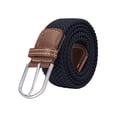 thumbnail image 2 of SAYFUT Mens Belt Casual Length 42" for Jeans and Dress Pants Men Stretch Belt Canvas Elastic Fabric Woven Braided Belt Style, 2 of 8