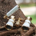 thumbnail image 4 of Mini binoculares de metal 3x25 Binocular retro ligero con mango plegable incorporado para adultos N Tomshoo Telescopio, 4 of 7
