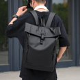 thumbnail image 3 of PU Leather Flap Backpack, Summer 2024, One Size, 3 of 5