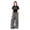 Z14 Black, variant on Tfken Summer Outfit Sets For Girls Crew Neck Short Sleeve Bowknot Print Tops With Flare-Leg Pants Set Fashion Summer Kids Cute Outfit Red Size 9-10 Years