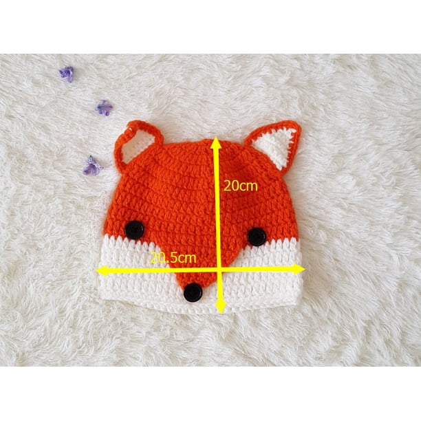 Gorros de lana orejas zorro infantiles
