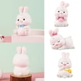 thumbnail image 5 of Gift Car Decoration Garden Decor Figurines Statue Ornament Resin Bunny Ornaments Sculpture Rabbit Sculpture C, 5 of 8