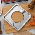 thumbnail image 1 of Minkissy 4Set Square Gas Range Drip Pan for Oil Splatter Prevention 11.8x11.8x0.5in, 1 of 8