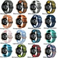 thumbnail image 2 of ALMNVO No Gap Silicone Bands for Samsung Galaxy Watch 5/5 pro/ Galaxy Watch 4 40mm 44mm/Galaxy Watch 4 Classic 42mm 46mm Band,Double Buckle Silicone Sport Band Breathable Watch Band Bracelet, 2 of 8
