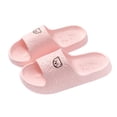 thumbnail image 3 of Women & Menâs Shower Slippers Cute Bear Pattern Slide Slippers, Indoor Non- EVA Sole, Bathroom House Shoes Beach Sandals(Pink,5-6), 3 of 8