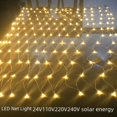 thumbnail image 4 of Luces de red LED, luces de colores, luces intermitentes, cadena de luces de bajo voltaje de 24 V, luces de red de pesca solares para exteriores, luces de decoración para festivales de césped, 4 of 5