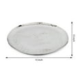 thumbnail image 5 of Full Polished Stainless Steel 14" Round Service Tray., 5 of 5