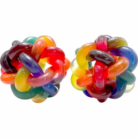 2126 Big Nobby Ball Pk2 Mandarin Bird Toys by M&M