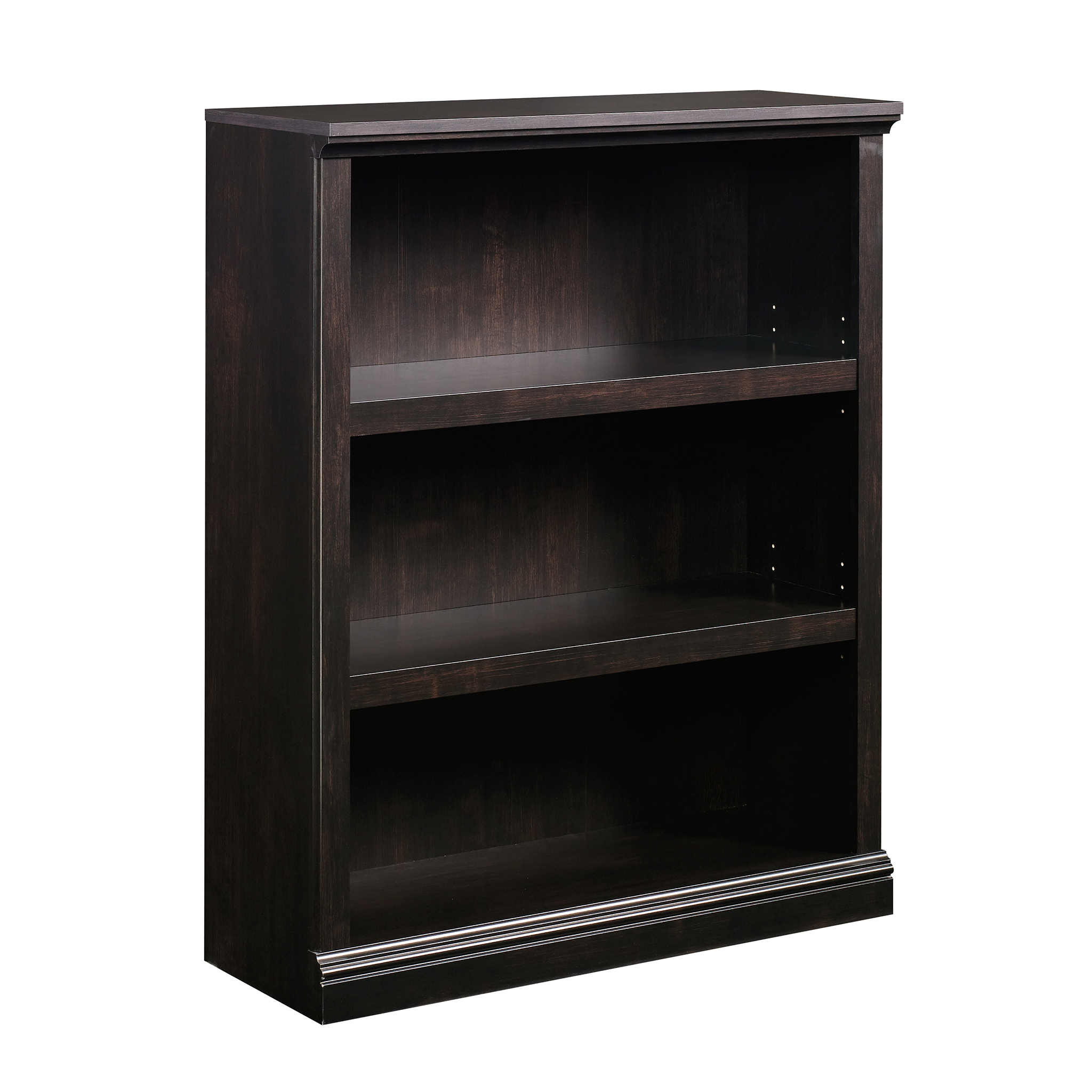 Sauder Select 3-Shelf Bookcase, Estate Black Finish photo 5