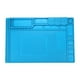 thumbnail image 1 of Silicona Soldadura Estera Magn?tico Calor Resistencia 932?F 17.7" x 12" Electr?nica Reparaci?n Trabajo Estera para Soldar Hierro Trabajo Banco Laptop Celular Tel?fono Unique Bargains estaciones de soldadura, 1 of 8
