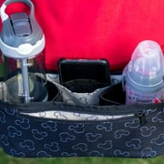 Disney Baby by J.L. Childress Cargo N Drinks Parent Tray - Universal Stroller Organizer - Mickey Mouse Black