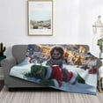 thumbnail image 5 of Lsque Chucky Print Flannel Throw Blanket, Ultra-soft Blanket for Bed, Couch, Car, Hypoallergenic Anti-pilling blanket-, 5 of 8
