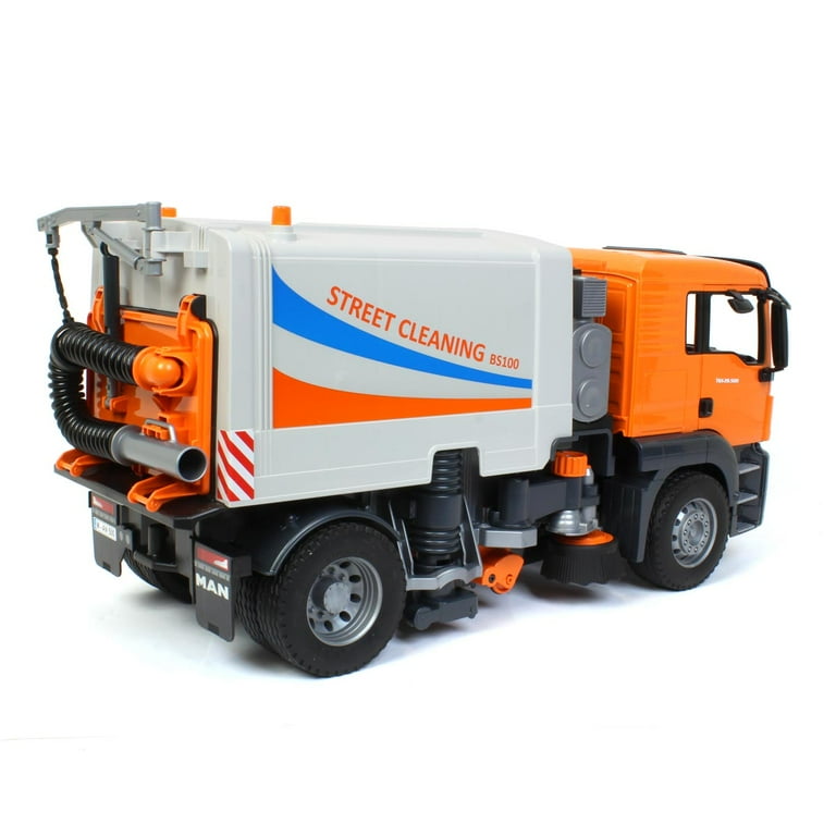 セールスマン Bruder 03780 MAN TGS Toy Street Sweeper Vehicle - Walmart.com