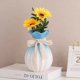 thumbnail image 5 of Florero de cerámica degradado Simple y moderno, decoración, flores secas, flores elevadas con agua, adornos de arreglo de flor de habitación for sala de estar, 5 of 5