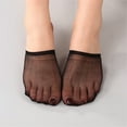 thumbnail image 6 of Breathable Half Socks for Women Sheer Mesh Toe Top Socks Not Show Liner Invisible Toe Covers Socks Forefoot Hosiery Gift, 6 of 9