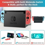 KIMHY Nintendo Switch Case & Accessories, 20 in 1 Switch & Oled Case Kit Including Screen Protector, Game Holder, Controller OLED Cover, Protective Carrying Bag for Storage Travel