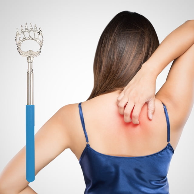WIFKLSIIPG Stainless Steel Telescopic Rod Extendable Back Scratchers for Adults Bear /Rake Scratcher for Scratching Instant From