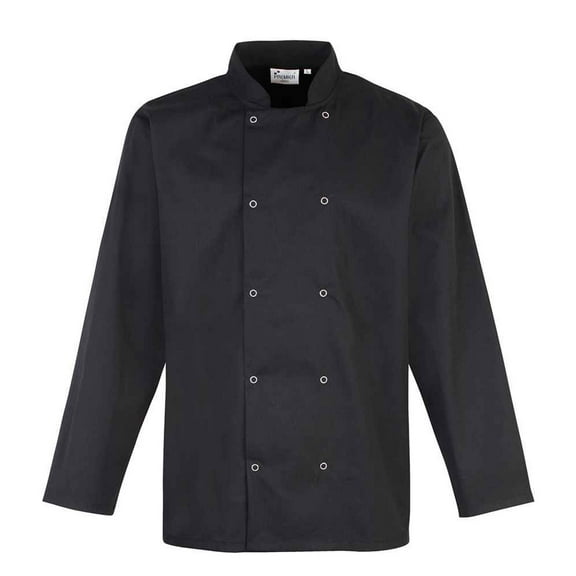 Premier Adult Stud Front Long-Sleeved Chef Jacket