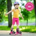 New Bounce Convertible Roller Skates/Blades for Little Kids US Size 8