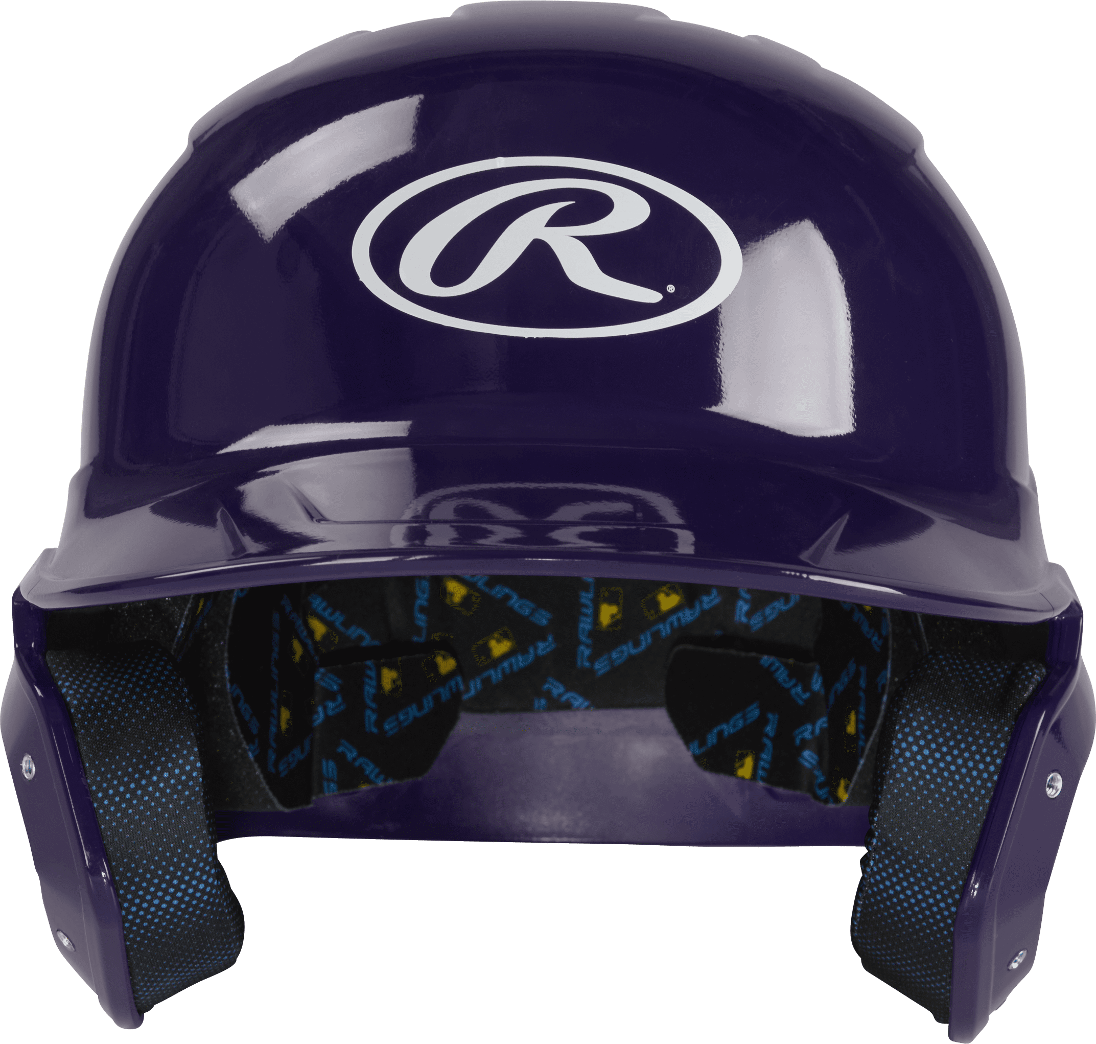 Rawlings Mach Alpha Baseball Batting Helmet, Purple, Small