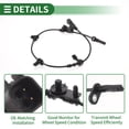 thumbnail image 4 of Unique Bargains ABS Wheel Speed Sensor ABS Sensor Anti-lock Braking System Sensor No.84613190 for Opel Insignia 2017-2020 Rear Left Rear Right, 4 of 7