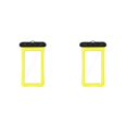 thumbnail image 3 of Ruiboury Swimming Waterproof Underwater Pouch Bag Pack Dry PVC Case For Cell yellow 2Set, 3 of 6