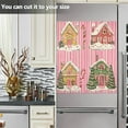 thumbnail image 3 of Yayeee Magnetic Dishwasher Cover for The Front Decoration Home Kitchen Machine Sticker Protector, Pink Christmas House, 3 of 6