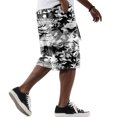 thumbnail image 2 of Camo Cargo Shorts for Men Summer Workout Hiking Shorts with Pockets Knee Length Casual Loose Bermuda Athletic Short, 2 of 6