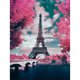 thumbnail image 1 of Kits de pintura de diamantes de la Torre Eiffel de París, taladro redondo completo, decoración de pared, arte artesanal Sywqhk Decoración hogareña, 1 of 9