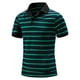 thumbnail image 1 of Gibobby Playera Polo Playera Polo Hombre Manga Corta Moda Casual Camisa(Verde,XG), 1 of 5