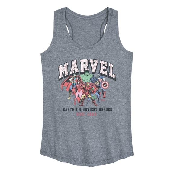 Marvel - Collage - Women's Racerback Graphic Tank