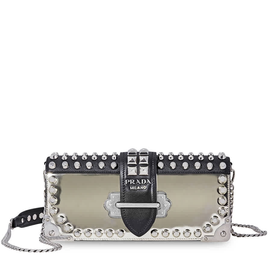 prada cahier studded