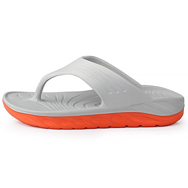 Chanclas ligeras para hombre con soporte para el arco sandalias sin cordones antideslizantes
