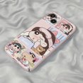 thumbnail image 1 of Funda de teléfono Kawaii Crayon Shin-Chan para iPhone 15/14/13/12 Pro Max, funda protectora de teléfono de Anime de dibujos animados, accesorios de carcasa dura, regalo, 1 of 4