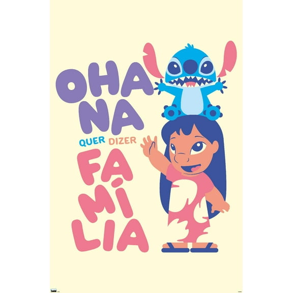 Disney Lilo and Stitch - Familia Wall Poster, 22.375" x 34"