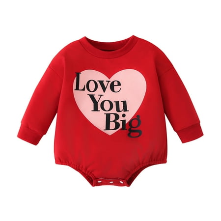

Toddler Girls Valentine s Day Long Sleeve Letter Prints Triangle Romper Bodysuits Baby Leotard 18-24 Months Toddler Girls Mamas Boy Baby Clothes Easter Clothes for Baby Girl Toddler Long Sleeve