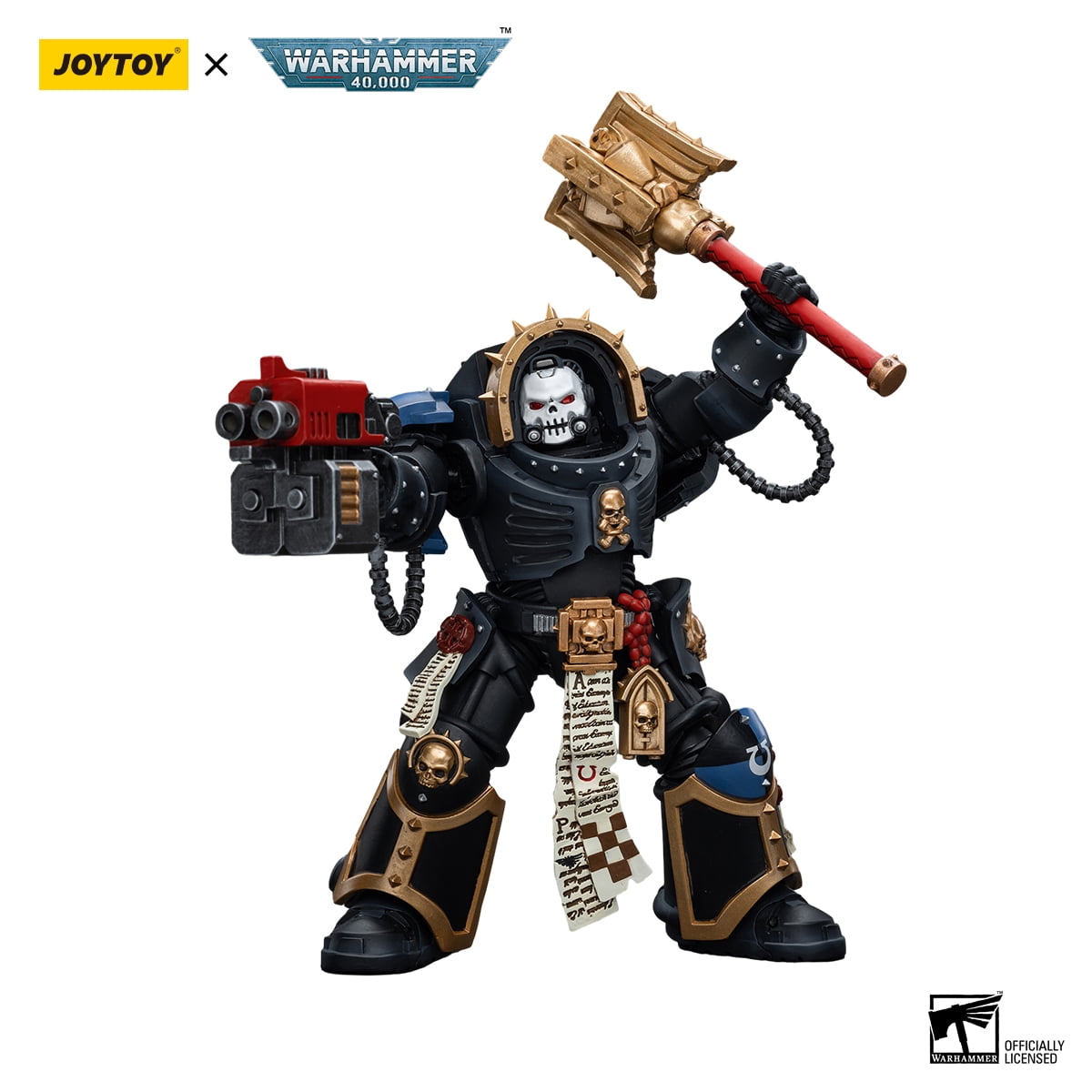 JOYTOY Warhammer 40K Ultramarines Lieutenant Titus squad