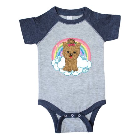 

Inktastic Yorkie Gifts Yorkshire Terrier Dog Gift Baby Girl Bodysuit