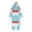 Light Blue, variant on Nmnitkp Christmas Pajamas for Family Add Festive Atmosphere Matching Christmas Onesie Pajamas for Family, Hooded One Piece Vacation PJs, Cute Printed Holiday Loungewear