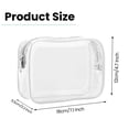 thumbnail image 2 of Clear Toiletry Bag with Zipper Clear Toiletry Bag Travel Clear Toiletry Bag, 2 of 5