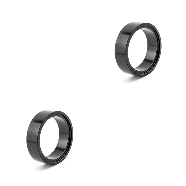 Greeniant Convertidor de auriculares para bicicletas, tubo de aleación de aluminio, cojinete de bicicleta , junta adaptadora extraíble, Negro 55-44MM 2Conjunto