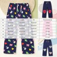 thumbnail image 3 of Toddler Girls Straight Leg Sweatpants Drawstring High Waisted Baggy Joggers Pnats with Pockets Cute Printed Sports Pants 1T 2T 3T 4T 5T 6T 7T Girls Clothes, 3 of 9