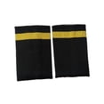 thumbnail image 3 of amagogo 2xAirline Epaulets Traditional with Gold Stripes Officer Shoulder Boards single bars 2 Pcs, 3 of 9