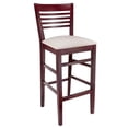 thumbnail image 1 of Venetian Barstool Dark Mahogany, 1 of 1