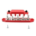 thumbnail image 4 of Bloque de distribución de energía de barra colectora genérica profesional de 48 V y 300 A con terminal de 5 pernos M10 rojo, 4 of 8