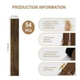 thumbnail image 2 of 54PCS (covers 81 square feet), each tile , 36in × 6 in. Wood-grain design self-adhesive waterproof vinyl floor tiles, DIY decorative stickers—suitable for living room, bedroom, and office decoration., 2 of 8