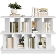 thumbnail image 4 of 8 Cube Storage Shelf Organizer, Open Cube Bookshelf with 10 Removable Back Panels, Multi-Functional Bookcase, for Living Room, Bedroom, Entrance Hall, and Home Office，White, 4 of 7
